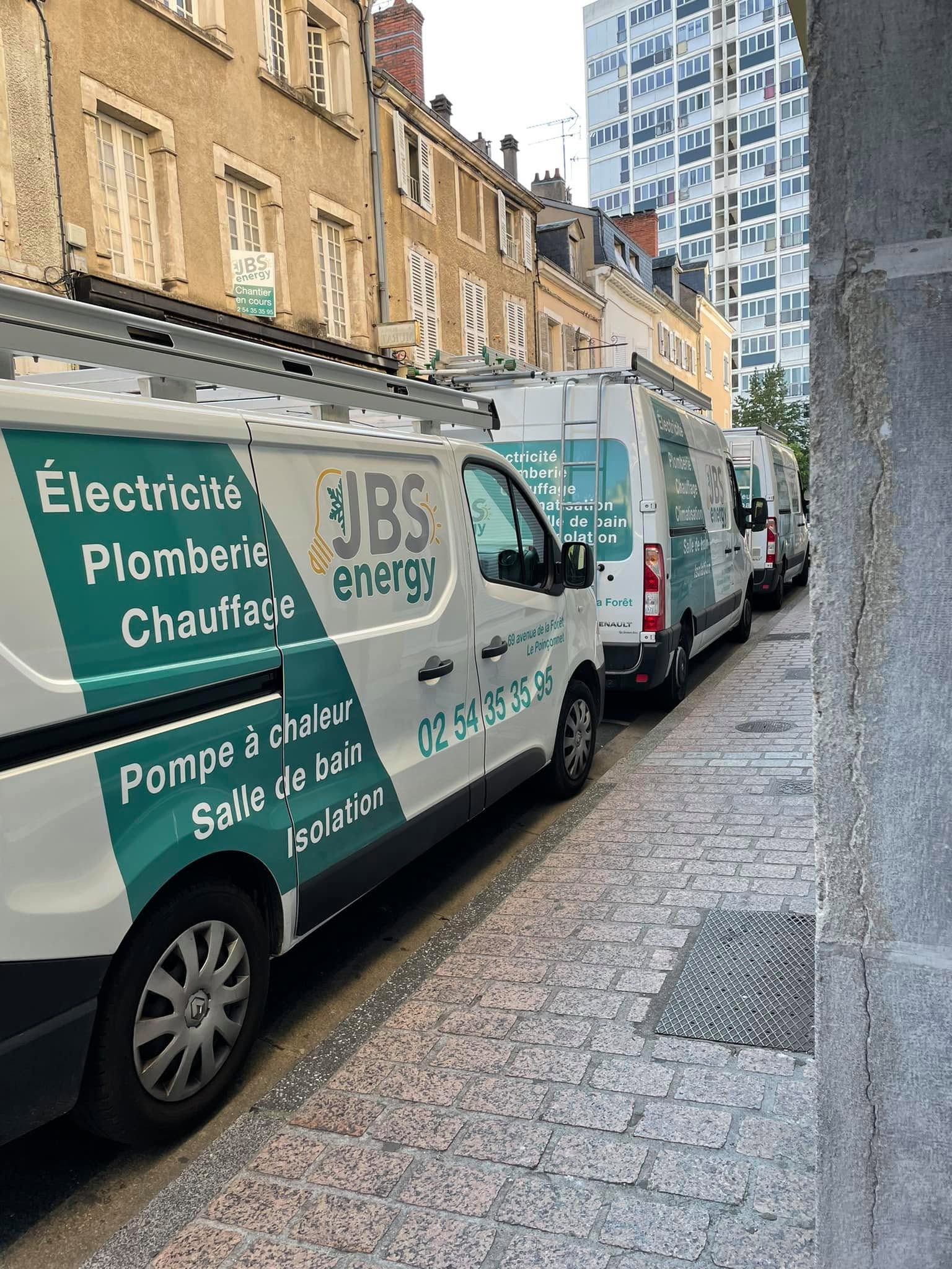 Flotte de camions JBS Energy floqués, intervention dans l'Indre